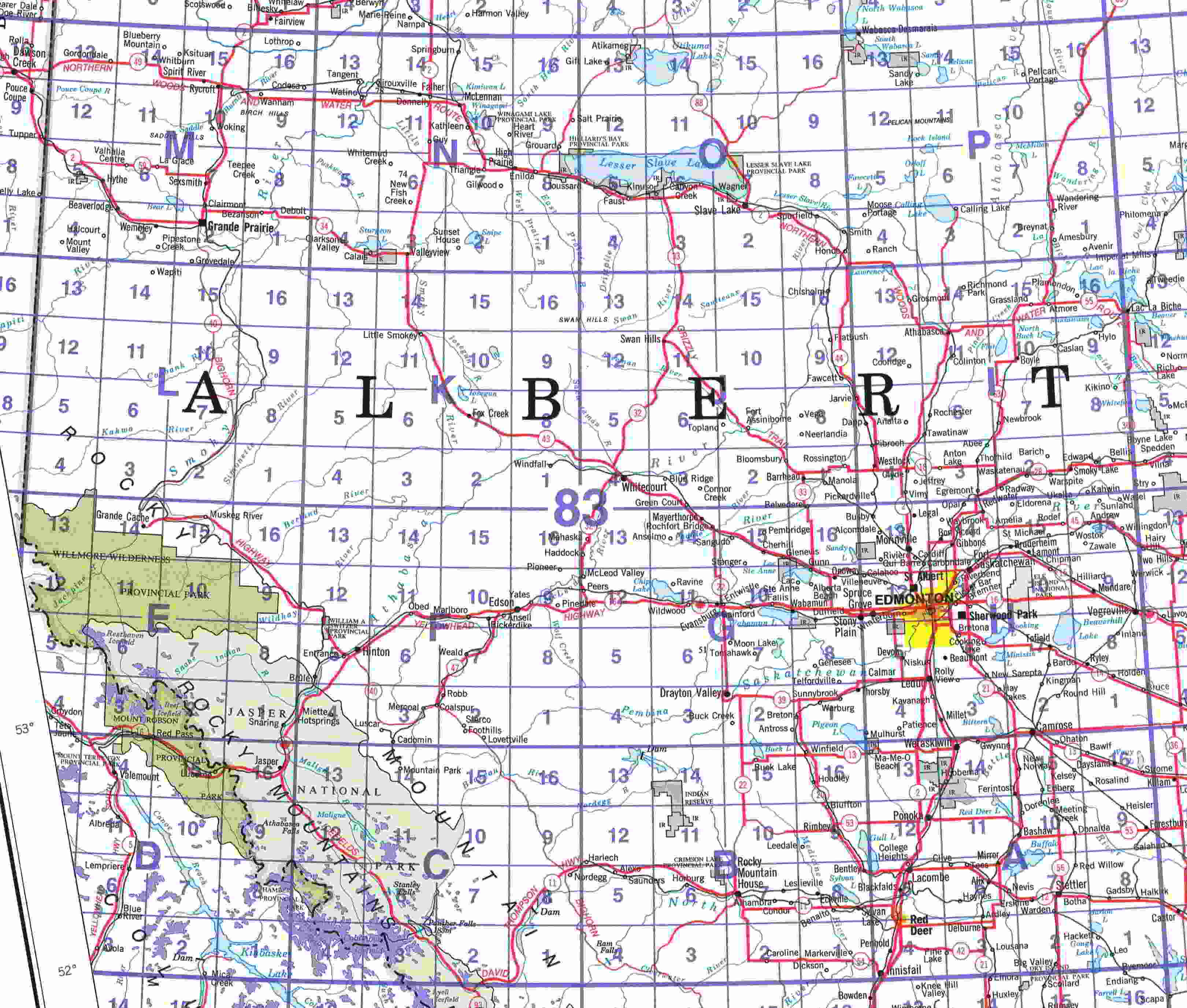 Map 83 Laminated